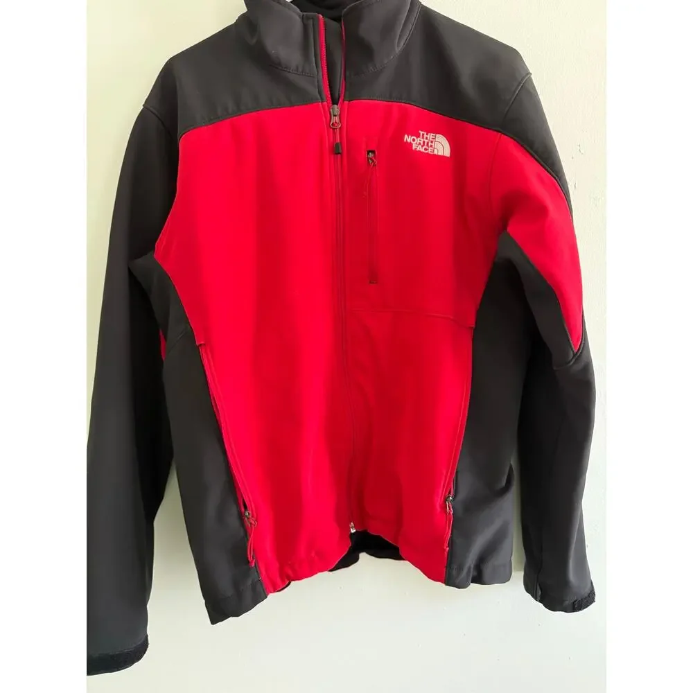 The North Face | Red/Black Pamir Windstopper Jacket Softshell Outdoors Zip-Up